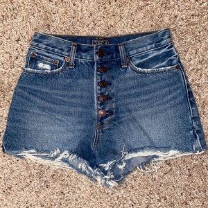 Abercrombie High Rise Shorts